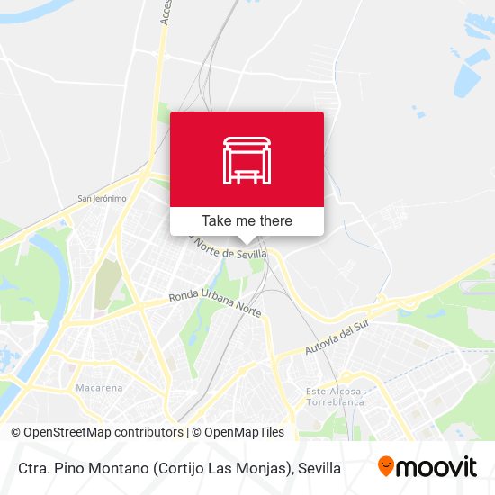 Ctra. Pino Montano (Cortijo Las Monjas) map