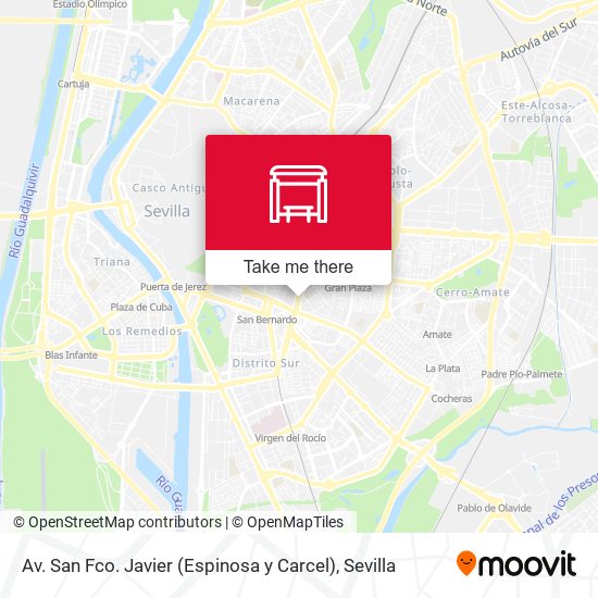 mapa Av. San Fco. Javier (Espinosa y Carcel)