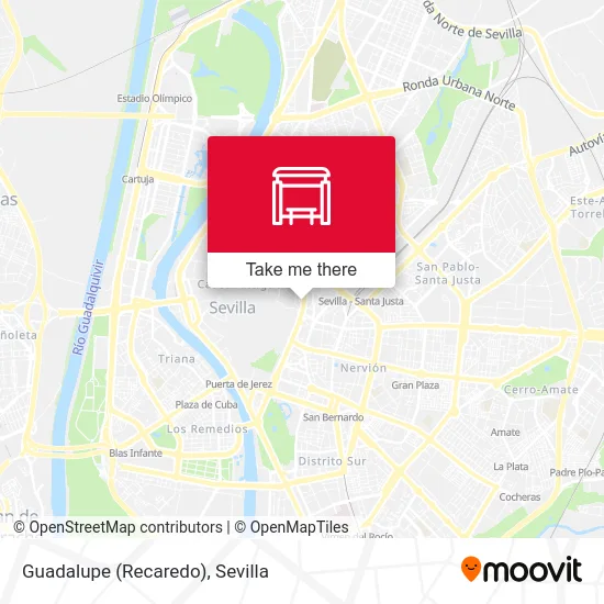 Guadalupe (Recaredo) map