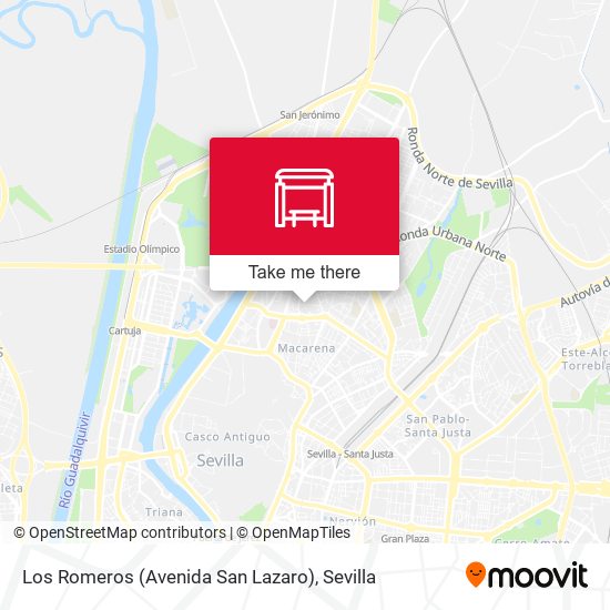 Los Romeros (Avenida San Lazaro) map