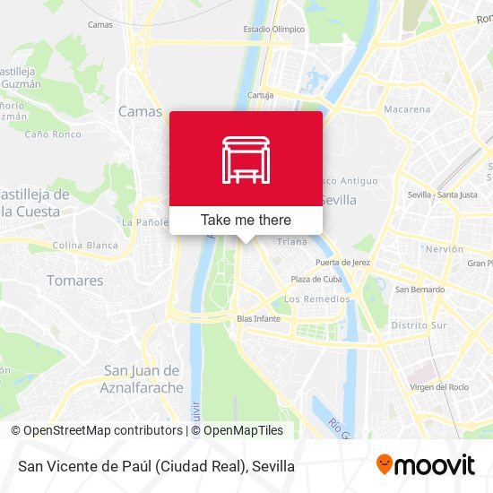 San Vicente de Paúl (Ciudad Real) map