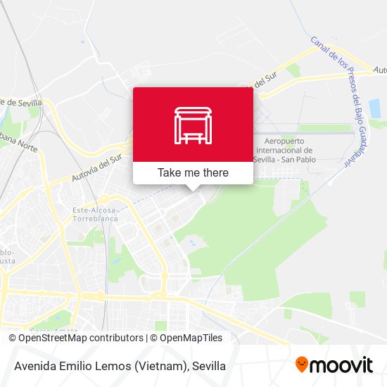 mapa Avenida Emilio Lemos (Vietnam)