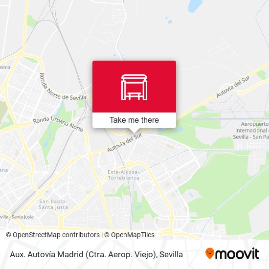 Aux. Autovía Madrid (Ctra. Aerop. Viejo) map