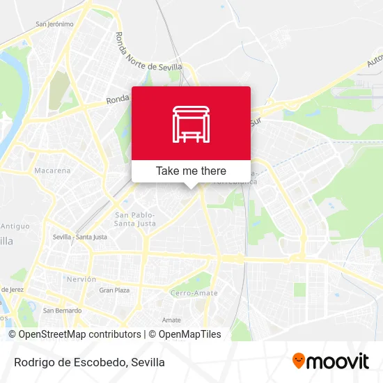 Rodrigo de Escobedo map