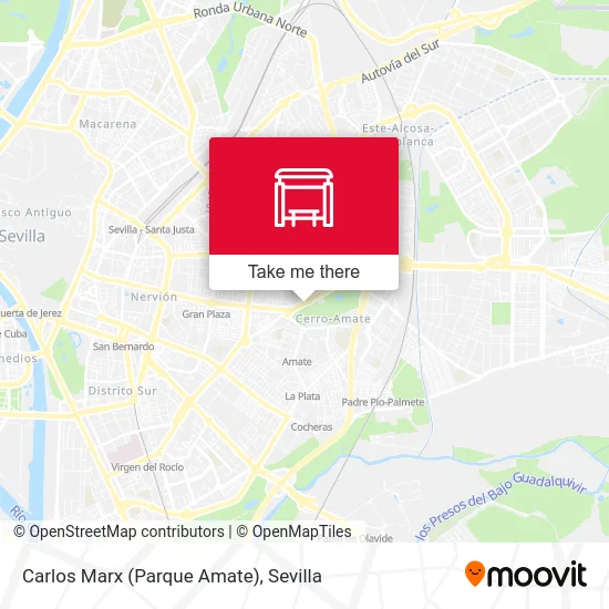 Carlos Marx (Parque Amate) map