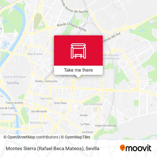 Montes Sierra (Rafael Beca Mateos) map