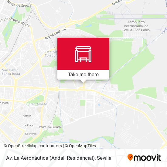 Av. La Aeronáutica (Andal. Residencial) map