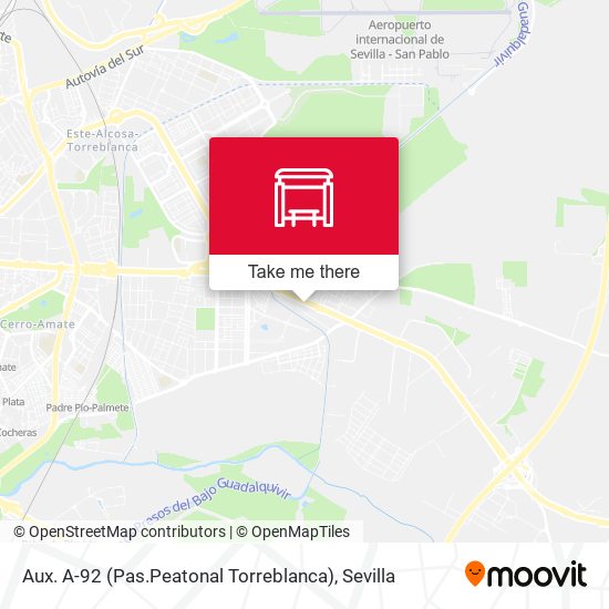 Aux. A-92 (Pas.Peatonal Torreblanca) map