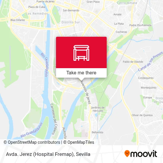 Avda. Jerez (Hospital Fremap) map