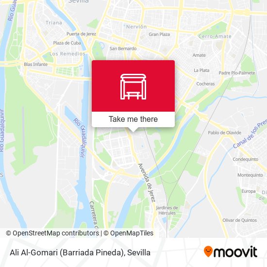 Ali Al-Gomari (Barriada Pineda) map