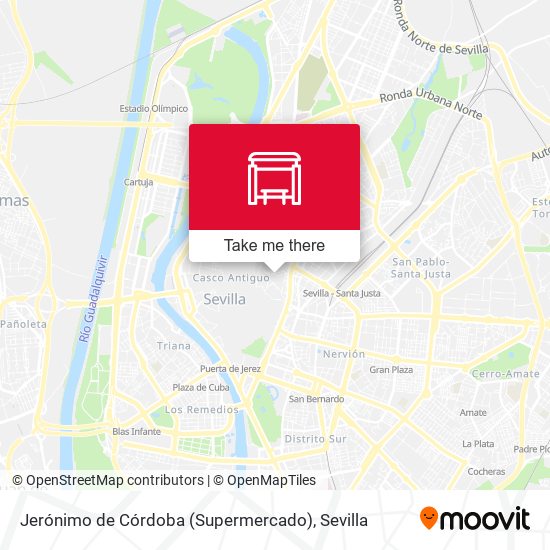 mapa Jerónimo de Córdoba (Supermercado)