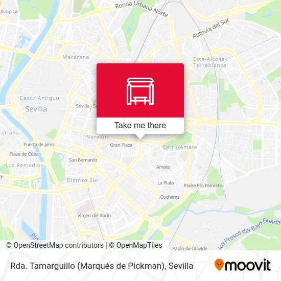 Rda. Tamarguillo (Marqués de Pickman) map