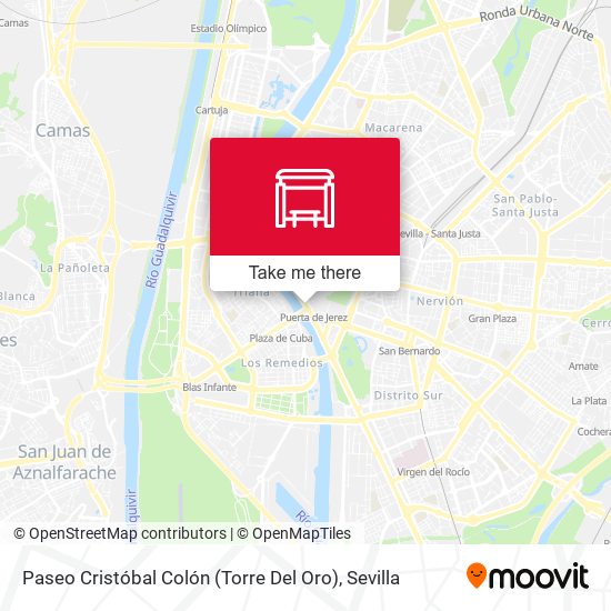 Paseo Cristóbal Colón (Torre Del Oro) map