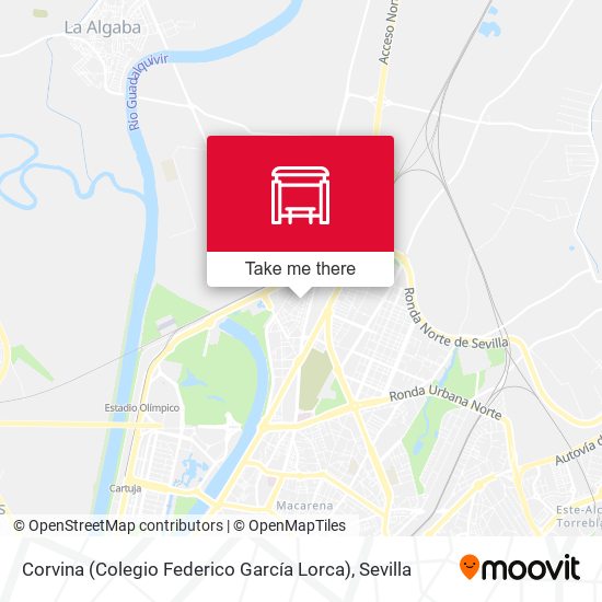 mapa Corvina (Colegio Federico García Lorca)