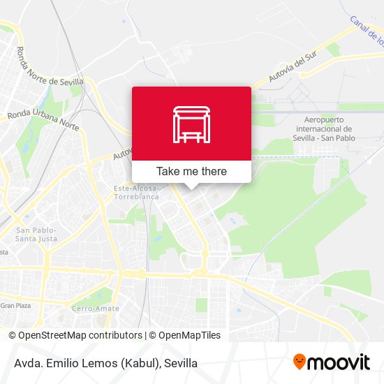 Avda. Emilio Lemos (Kabul) map