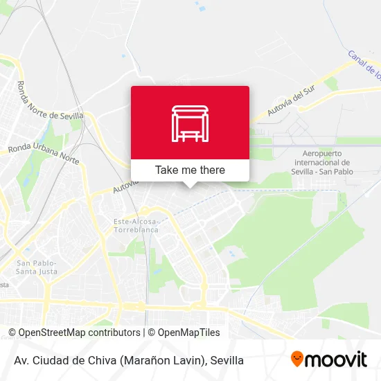 Av. Ciudad de Chiva (Marañon Lavin) map