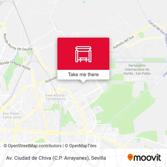 mapa Av. Ciudad de Chiva (C.P. Arrayanes)