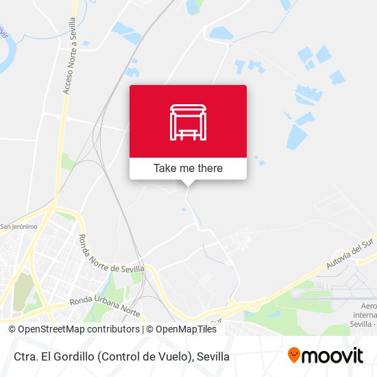 Ctra. El Gordillo (Control de Vuelo) map