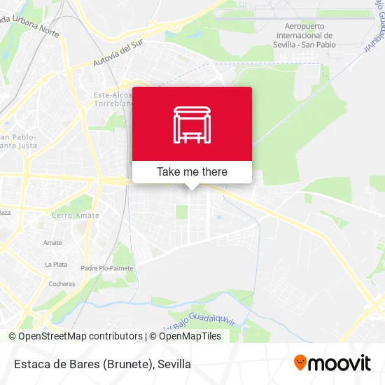 Estaca de Bares (Brunete) map