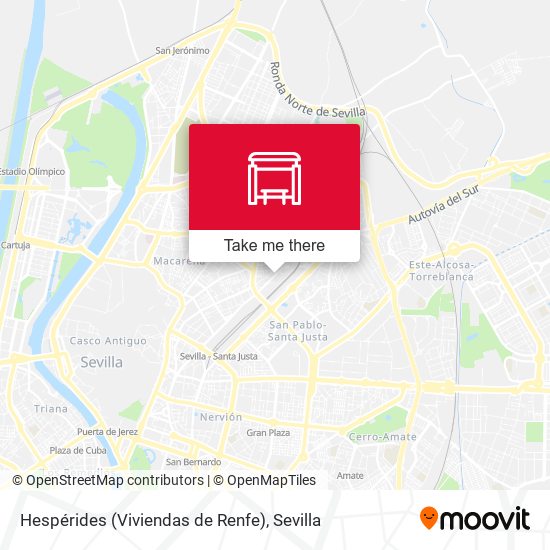 mapa Hespérides (Viviendas de Renfe)