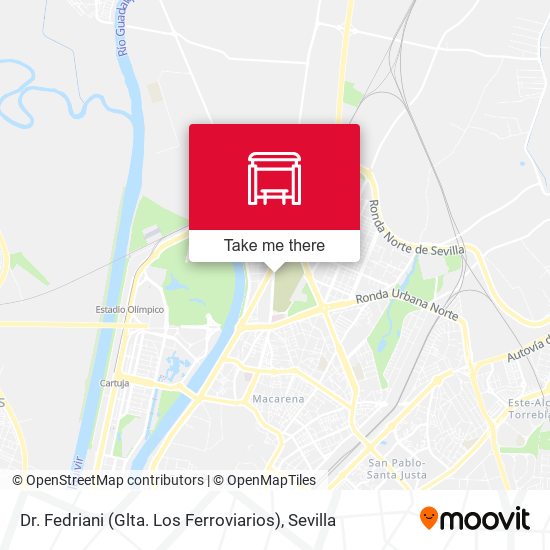 mapa Dr. Fedriani (Glta. Los Ferroviarios)