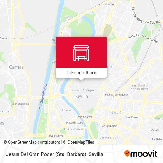 Jesus Del Gran Poder (Sta. Barbara) map