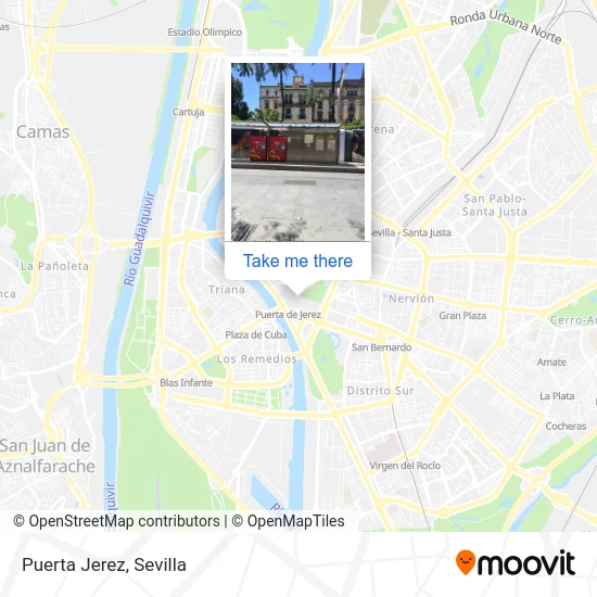 Puerta Jerez map