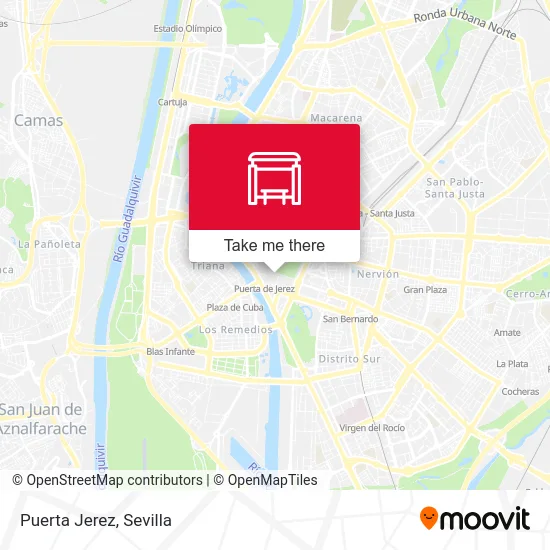 Puerta Jerez map