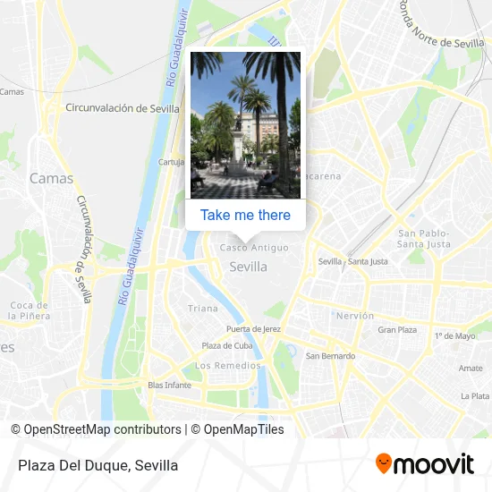 mapa Plaza Del Duque
