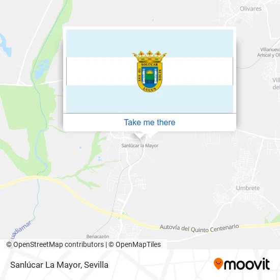 Sanlúcar La Mayor map