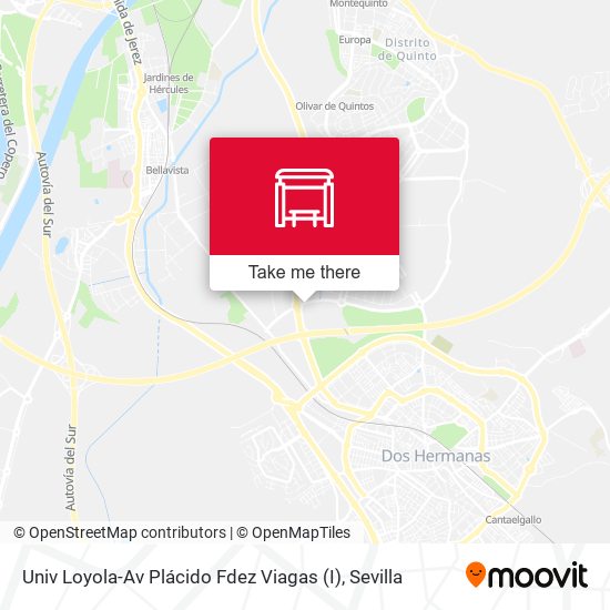 Univ Loyola-Av Plácido Fdez Viagas (I) map