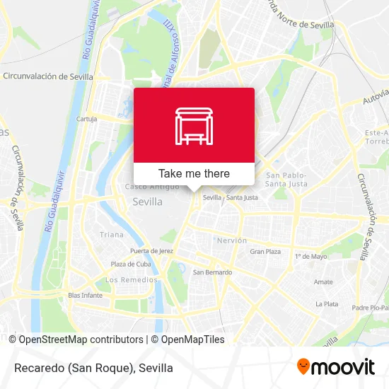 mapa Recaredo (San Roque)