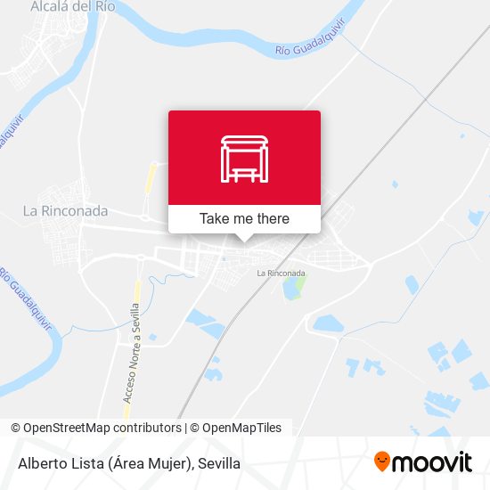 Alberto Lista (Área Mujer) map