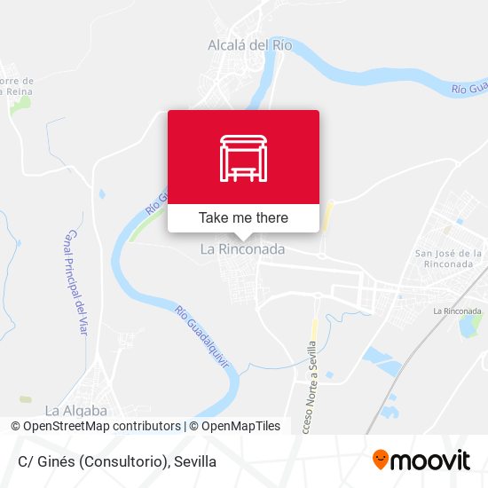 C/ Ginés (Consultorio) map