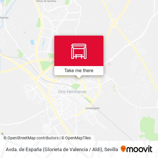 Avda. de España (Glorieta de Valencia / Aldi) map