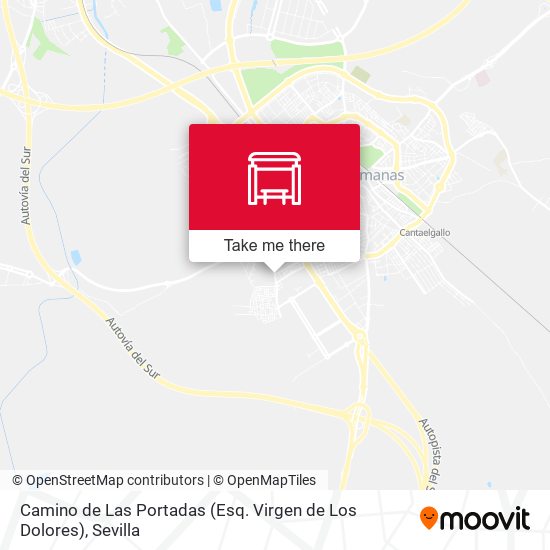 mapa Camino de Las Portadas (Esq. Virgen de Los Dolores)