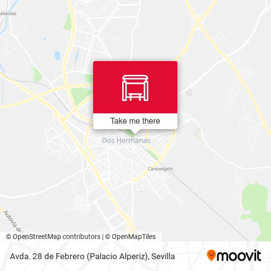 mapa Avda. 28 de Febrero (Palacio Alperiz)