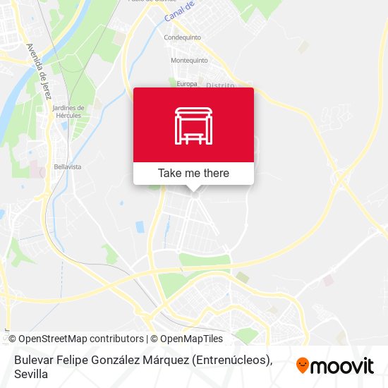 mapa Bulevar Felipe González Márquez (Entrenúcleos)