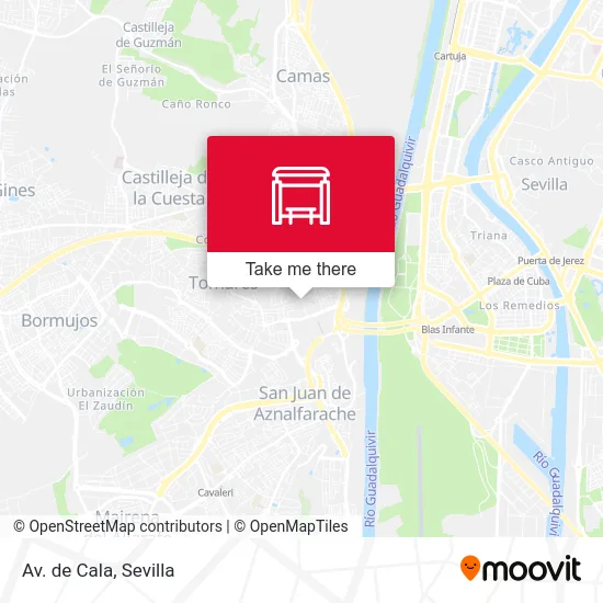 mapa Av. de Cala