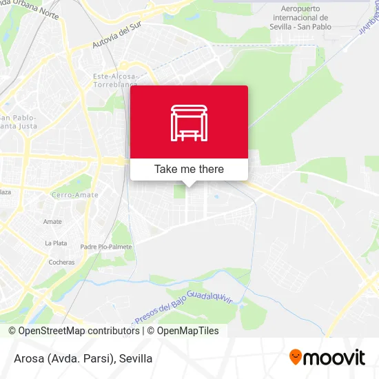 Arosa (Avda. Parsi) map