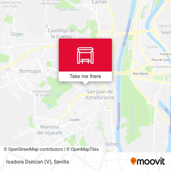 Isadora Duncan (V) map