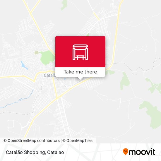 Catalão Shopping map