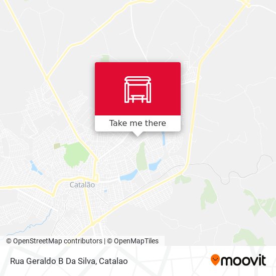 Mapa Rua Geraldo B Da Silva