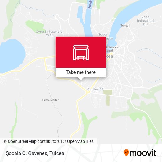 Școala C. Gavenea map