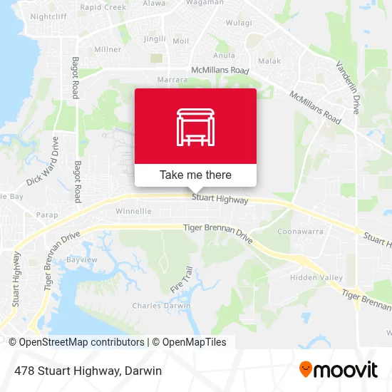 Mapa 478 Stuart Highway
