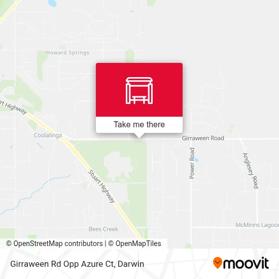 Mapa Girraween Rd Opp Azure Ct