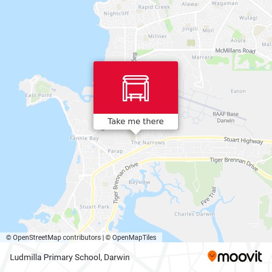 Ludmilla Primary School map