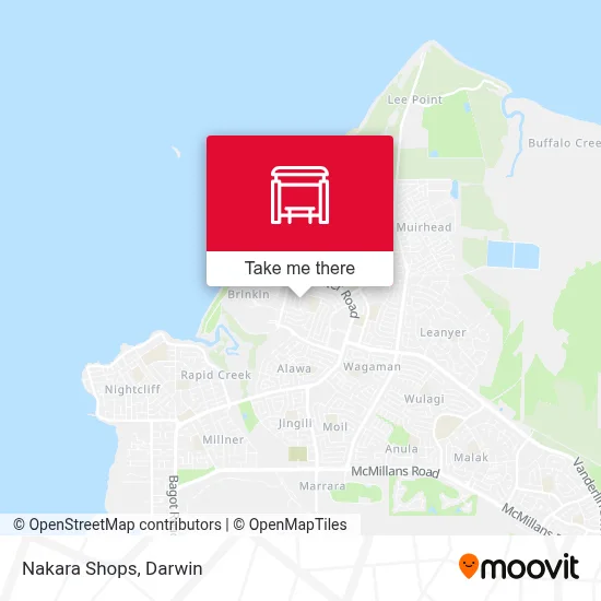 Mapa Nakara Shops