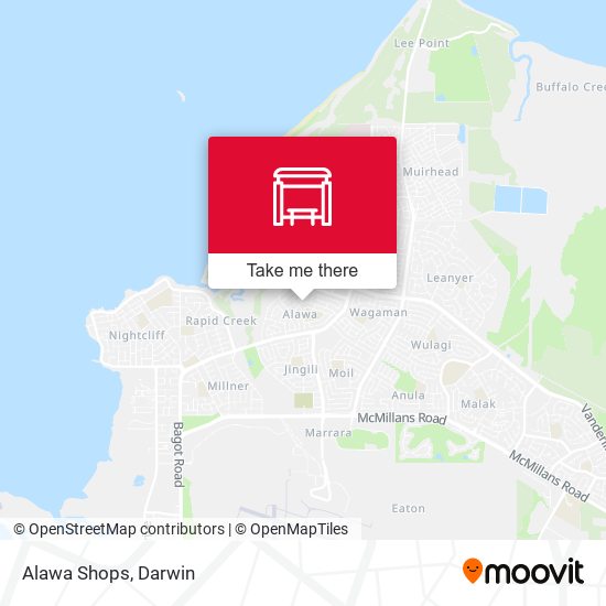 Alawa Shops map