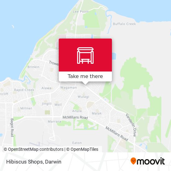 Hibiscus Shops map